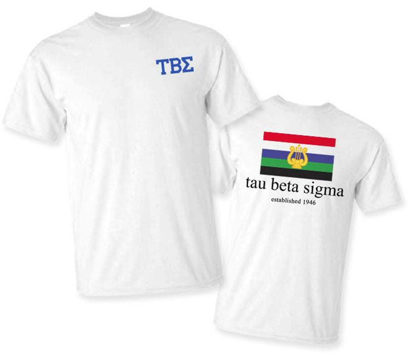 Tau Beta Sigma Flag T Shirt Tau Beta Sigma Flag T-Shirt