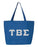 Tau Beta Sigma Greek Letter Zipper Tote Tau Beta Sigma Greek Letter Zipper Tote
