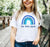 Printify Tau Beta Sigma Rainbow Tees Tau Beta Sigma Rainbow Tees