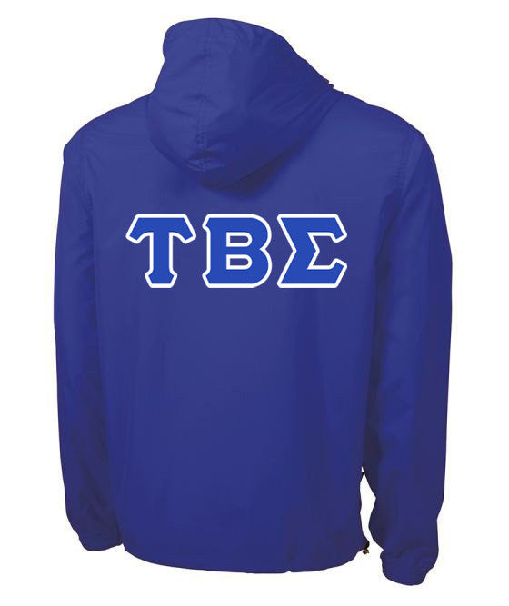 Tau Beta Sigma Tackle Twill Lettered Pack N Go Pullover Tau Beta Sigma Tackle Twill Lettered Pack N Go Pullover