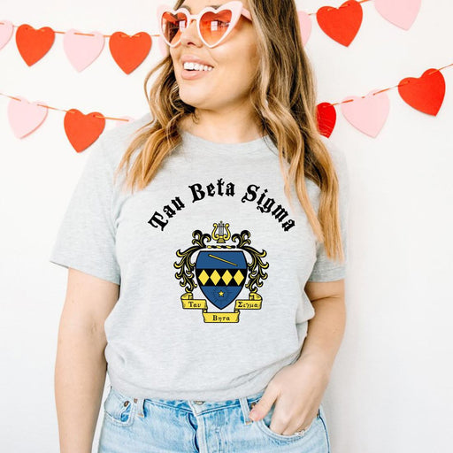 Tau Beta Sigma Tau Beta Sigma Vintage Crest Tees