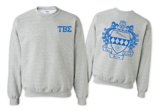 Tau Beta Sigma Tau Beta Sigma World Famous Crest - Shield Crewneck Sweatshirts
