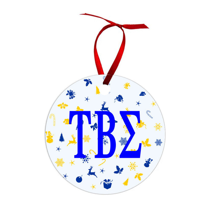 Tau Beta Sigma Holiday Cheer Christmas Ornaments Tau Beta Sigma Holiday Cheer Christmas Ornaments