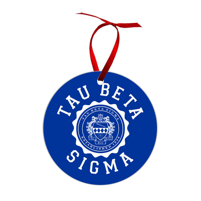 Tau Beta Sigma Shield Christmas Ornaments Tau Beta Sigma Shield  Christmas Ornaments