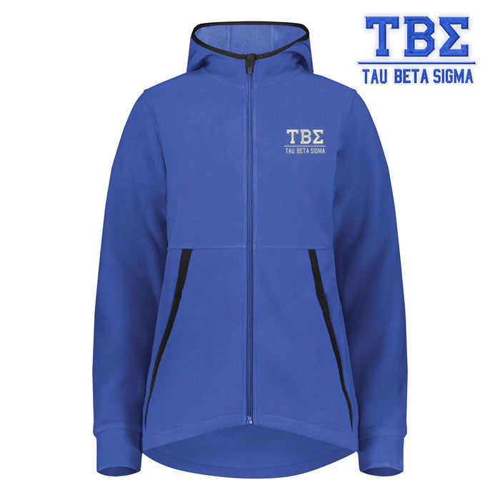 Tau Beta Sigma Chill Full Zip Hoodie Tau Beta Sigma Chill Full Zip Hoodie