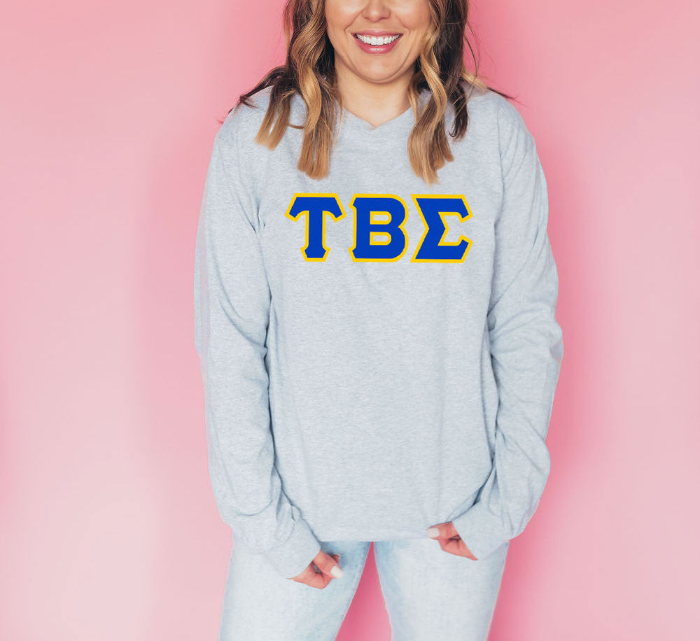 Tau Beta Sigma Lettered Long Sleeve Shirt Tau Beta Sigma Lettered Long Sleeve Shirt