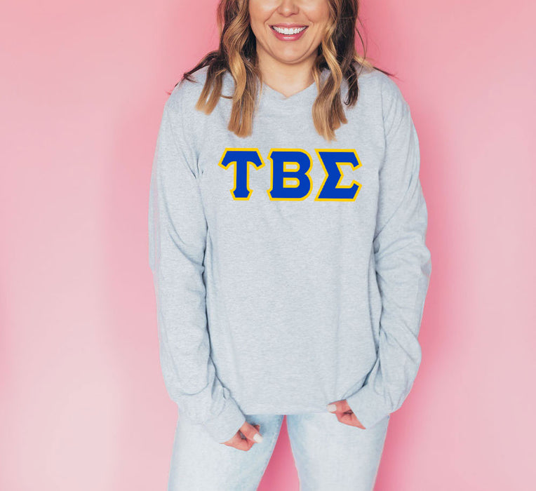Tau Beta Sigma Lettered Long Sleeve Shirt Tau Beta Sigma Lettered Long Sleeve Shirt