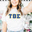 Tau Beta Sigma Lettered T Shirt Tau Beta Sigma Lettered T-Shirt