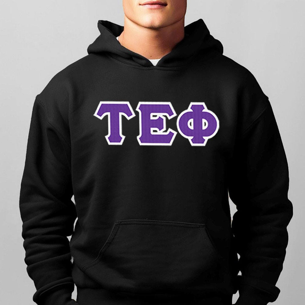 Tau Epsilon Phi 2 Day Ship Twill Hooded Sweatshirt Tau Epsilon Phi - 2 Day Ship Twill Hooded Sweatshirt