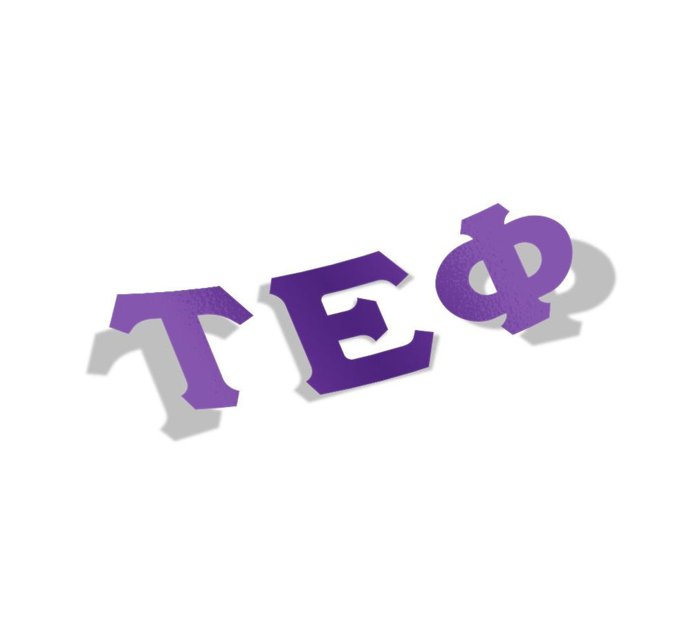 Tau Epsilon Phi Tau Epsilon Phi Big Greek Letter Window Sticker Decal ...