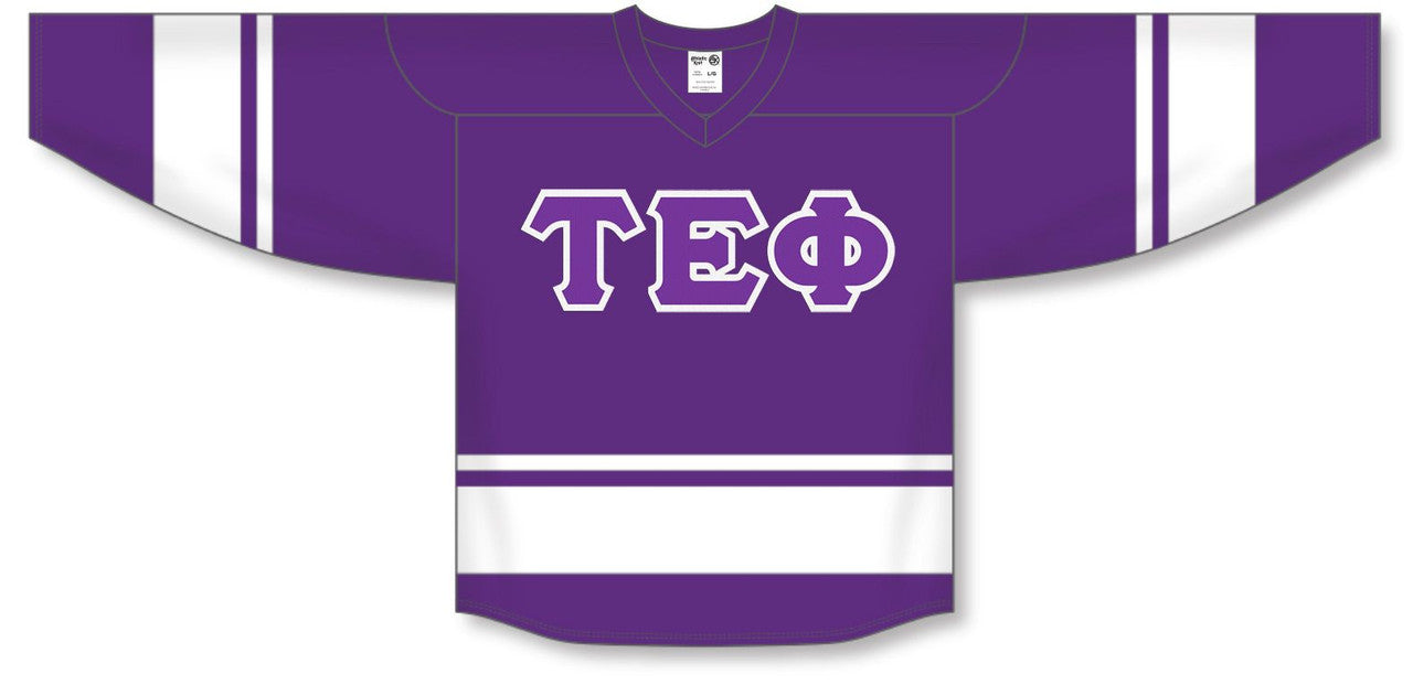 Discount Tau Epsilon Phi Breakaway Lettered Hockey Jersey DISCOUNT-Tau Epsilon Phi Breakaway Lettered Hockey Jersey