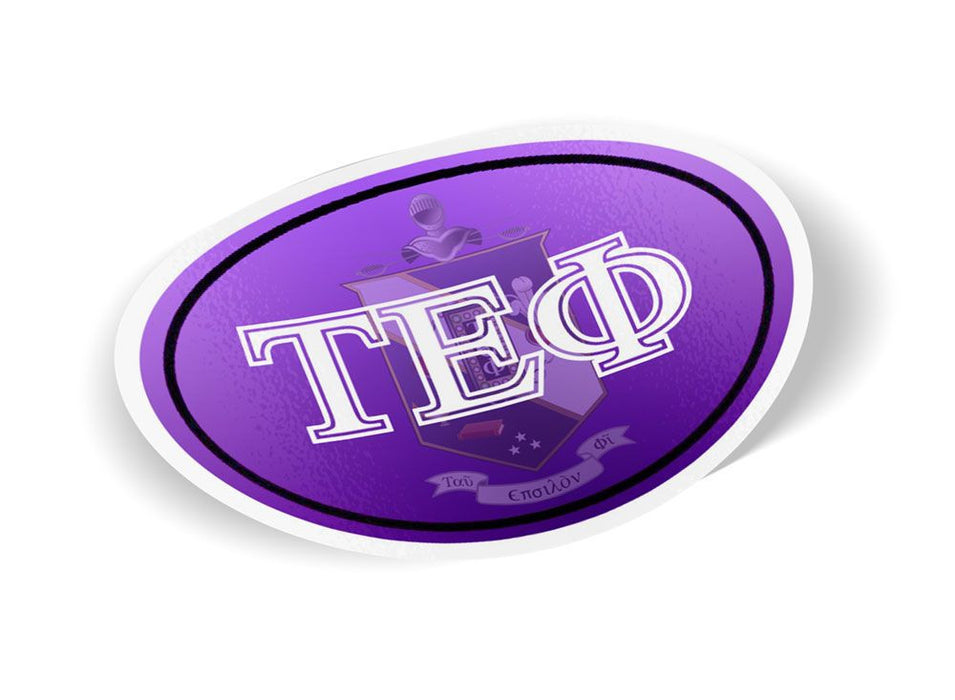 Tau Epsilon Phi Color Oval Decal Tau Epsilon Phi Color Oval Decal