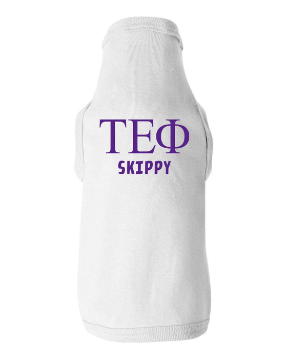 Tau Epsilon Phi Doggie Tank Tee Tau Epsilon Phi Doggie Tank - Tee