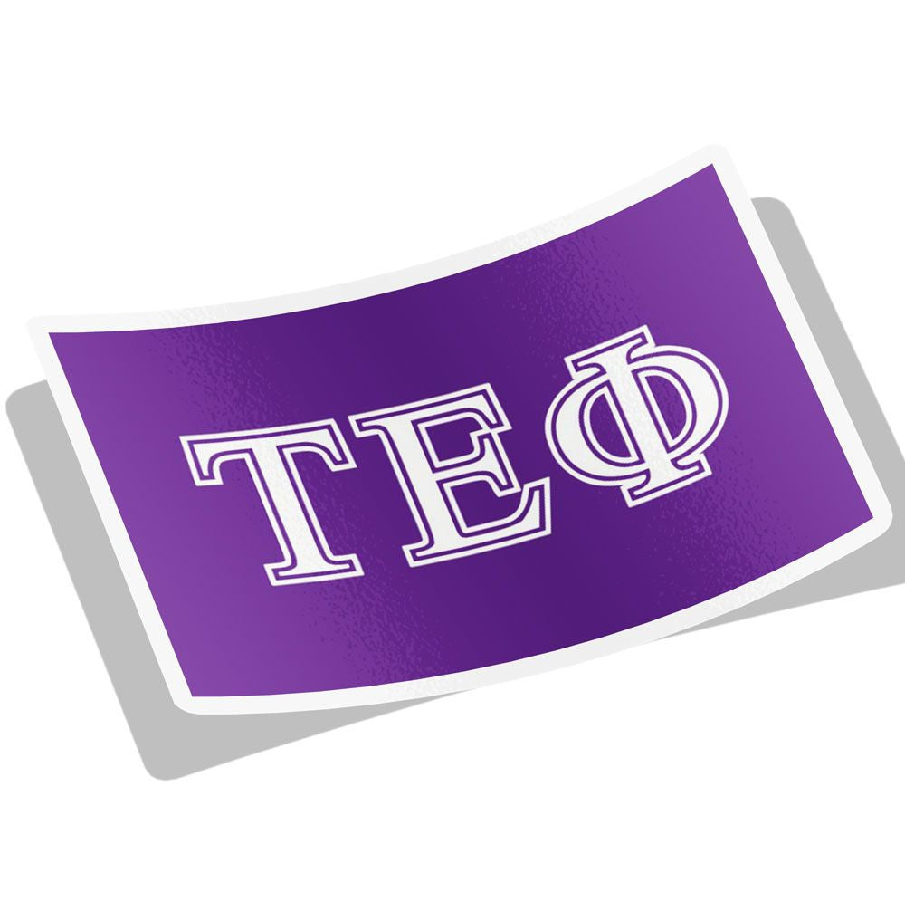 Tau Epsilon Phi Tau Epsilon Phi Flag Decal Sticker — GreekU