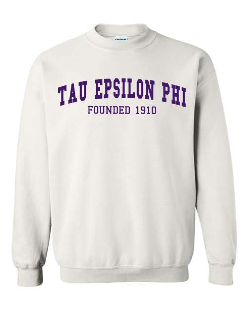 Tau Epsilon Phi Fraternity Founders Crew Sweatshirt Tau Epsilon Phi Fraternity Founders Crew Sweatshirt