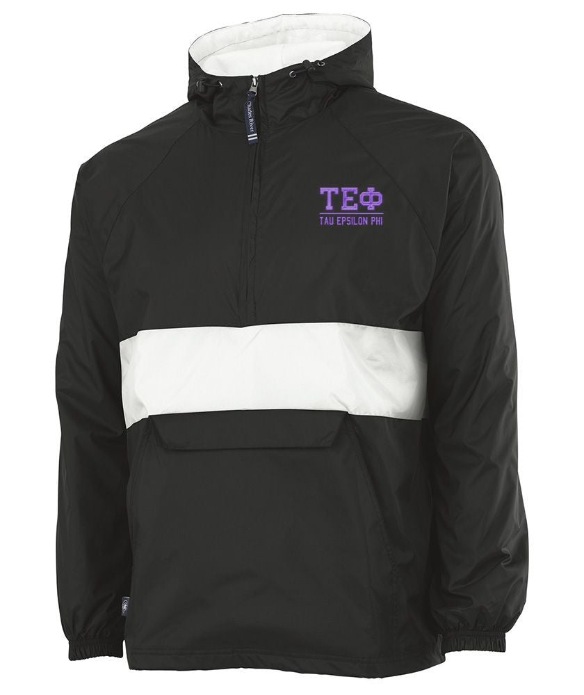Tau Epsilon Phi Greek Letter Anoraks Tau Epsilon Phi Greek Letter Windbreaker Pullovers