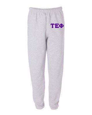 Tau Epsilon Phi Tau Epsilon Phi Greek Lettered Thigh Sweatpants