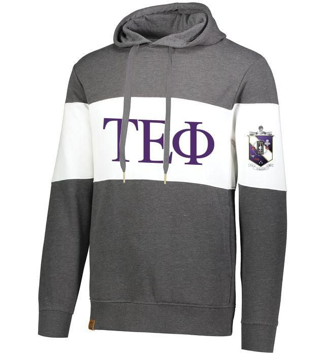 Tau Epsilon Phi Ivy League Hoodie W Crest On Left Sleeve Tau Epsilon Phi Ivy League Hoodie W Crest On Left Sleeve