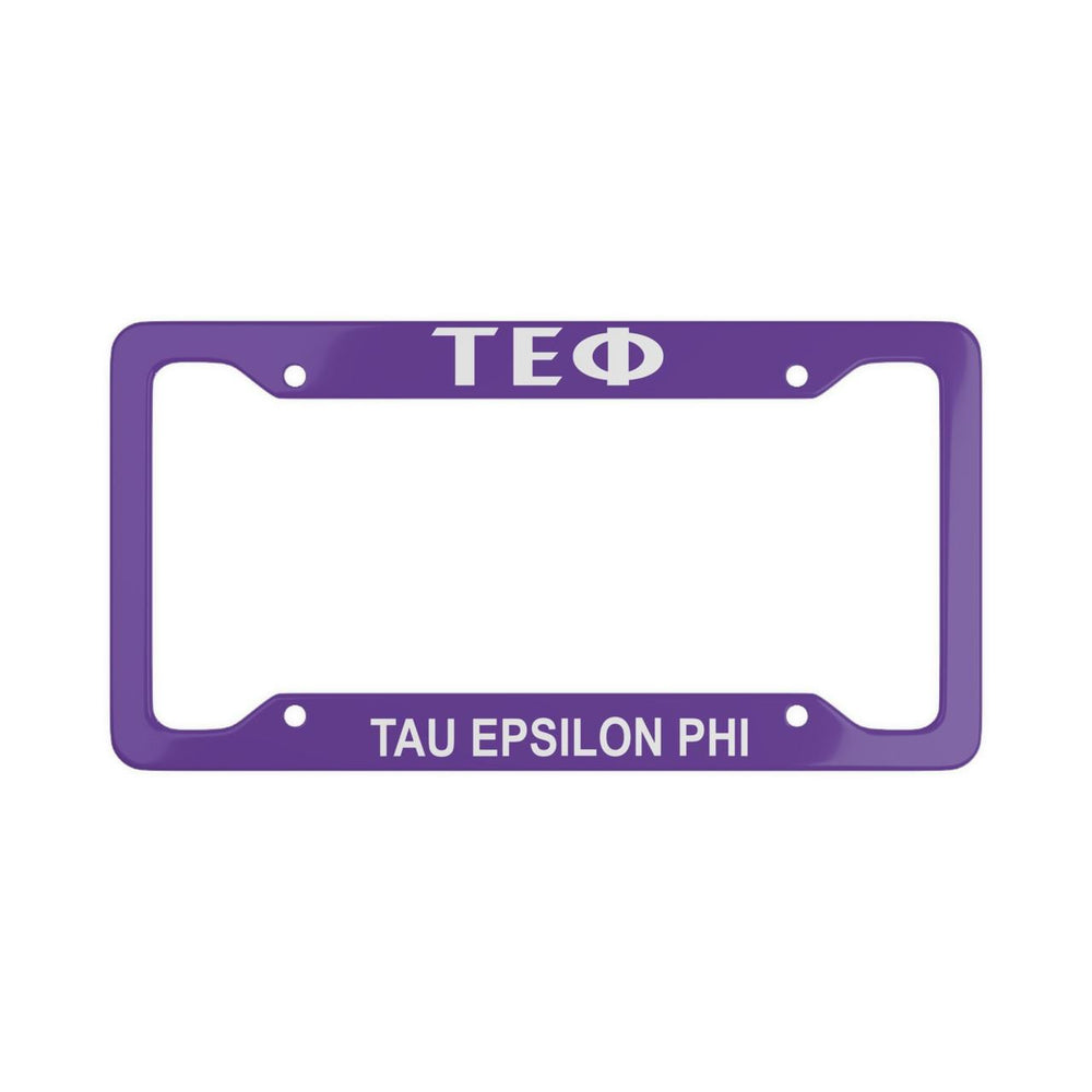Printify Tau Epsilon Phi License Plate Frame New Tau Epsilon Phi License Plate Frame - New