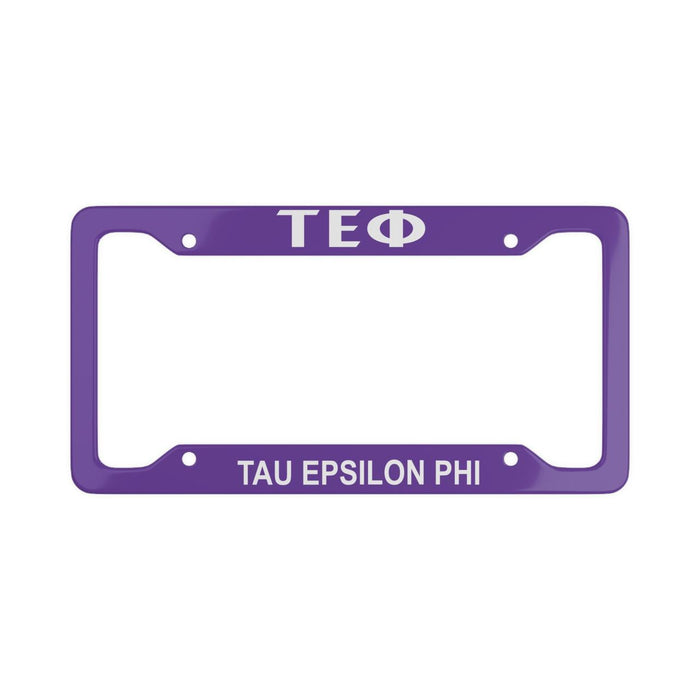 Printify Tau Epsilon Phi License Plate Frame New Tau Epsilon Phi License Plate Frame - New