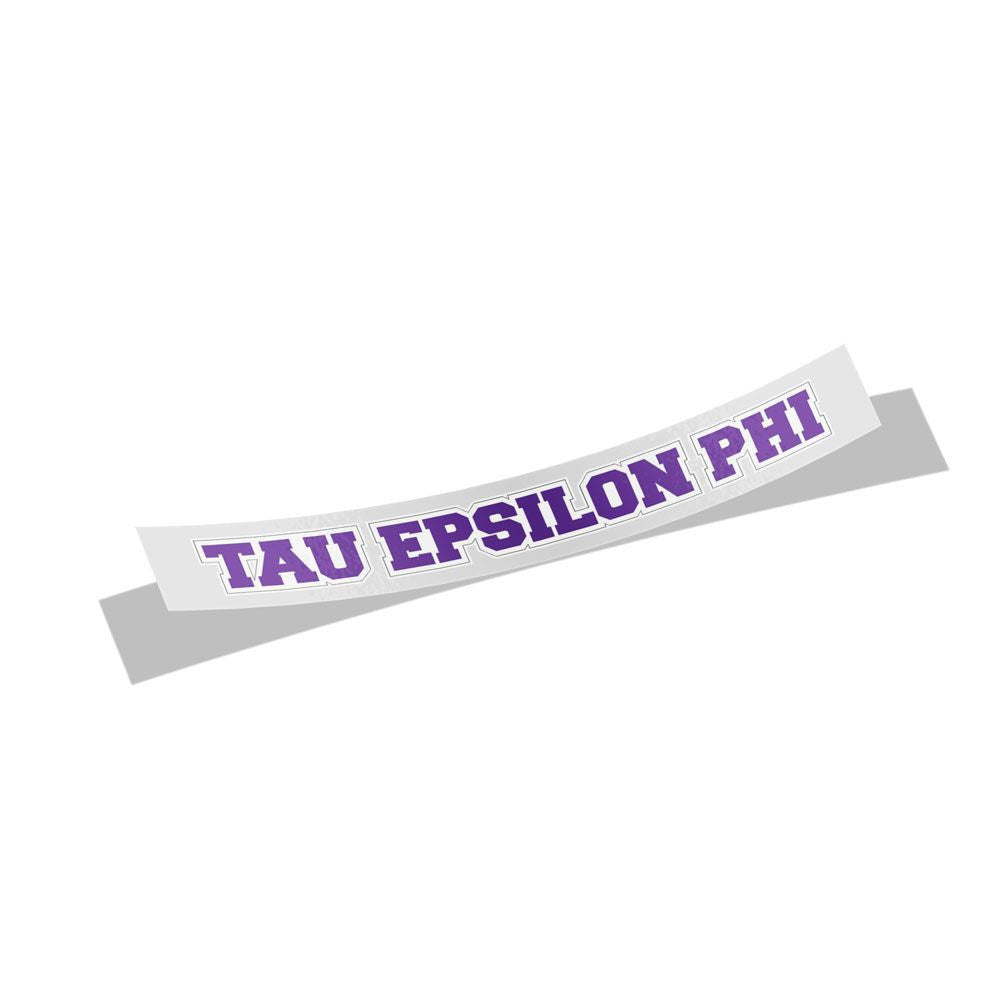 Tau Epsilon Phi Tau Epsilon Phi Long Window Sticker — GreekU