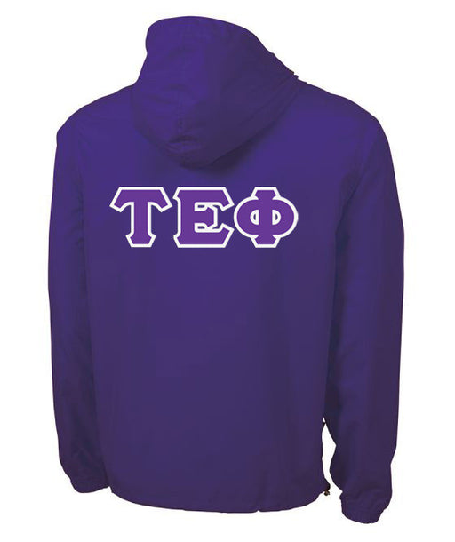 Tau Epsilon Phi Tau Epsilon Phi Tackle Twill Lettered Pack N Go Pullover