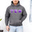 Printify Tau Epsilon Phi Two Toned Greek Lettered Hooded Sweatshirts Tau Epsilon Phi Two Toned Greek Lettered Hooded Sweatshirts