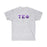 Printify Tau Epsilon Phi Two Toned Greek Lettered T Shirts Tau Epsilon Phi Two Toned Greek Lettered T-shirts