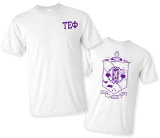 Greekgear Tau Epsilon Phi World Famous Crest Tee Tau Epsilon Phi World Famous Crest Tee
