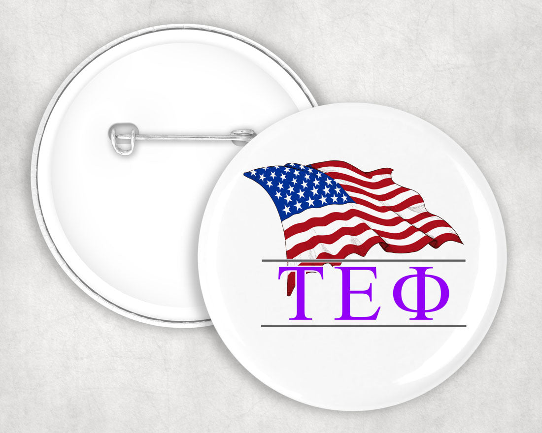 Tau Epsilon Phi Patriot Button Tau Epsilon Phi Patriot Button
