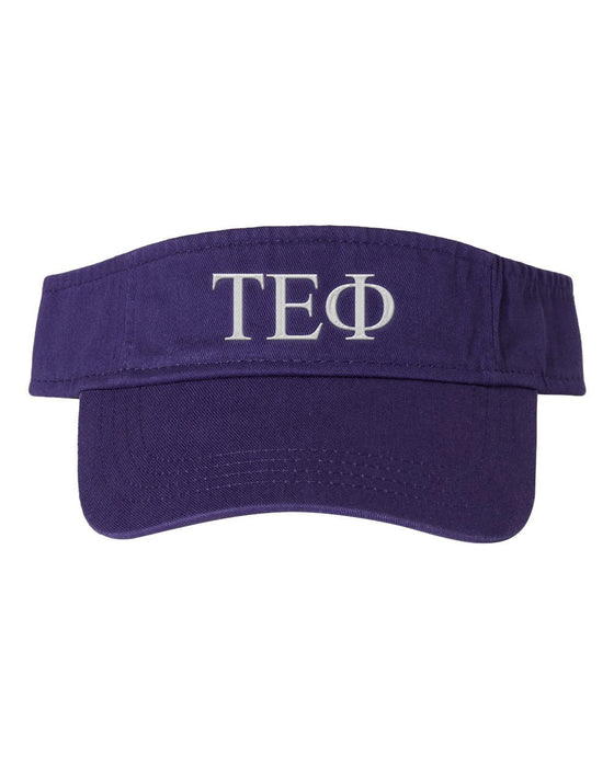 Tau Epsilon Phi Greek Letter Visor Tau Epsilon Phi Greek Letter Visor