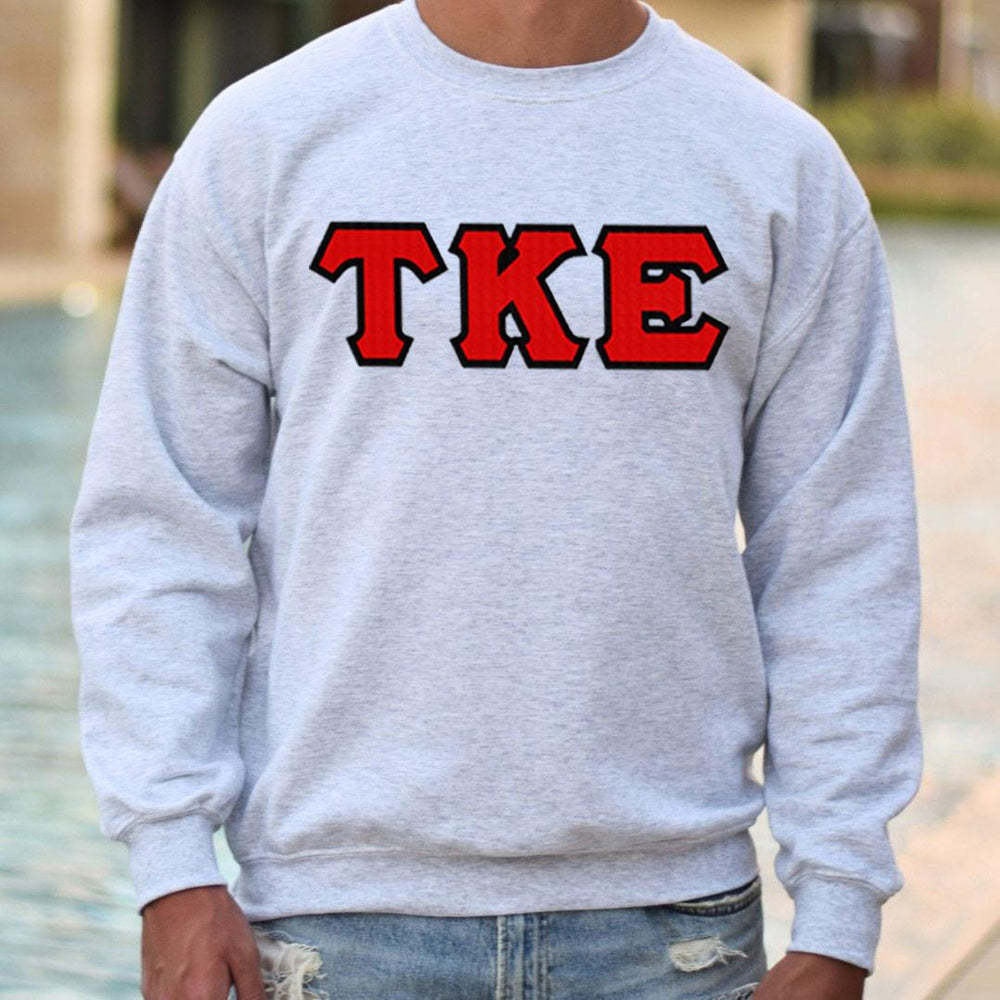 Tau Kappa Epsilon 2 Day Ship Twill Crewneck Sweatshirts Tau Kappa Epsilon - 2 Day Ship Twill Crewneck Sweatshirts