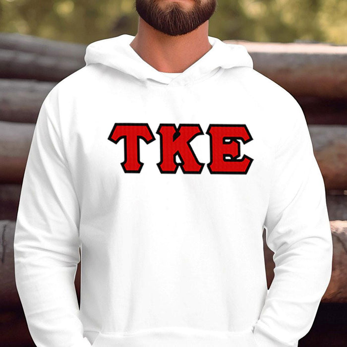 Tau Kappa Epsilon 2 Day Ship Twill Hooded Sweatshirts Tau Kappa Epsilon - 2 Day Ship Twill Hooded Sweatshirts