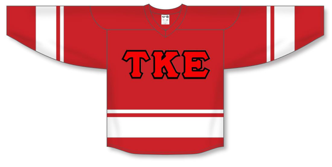 Discount Tau Kappa Epsilon Breakaway Lettered Hockey Jersey DISCOUNT-Tau Kappa Epsilon Breakaway Lettered Hockey Jersey