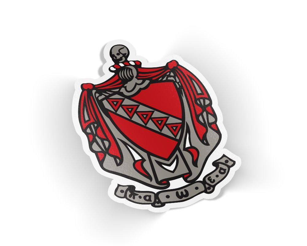 Tau Kappa Epsilon Die Cut Crest Sticker Tau Kappa Epsilon Die Cut Crest Sticker