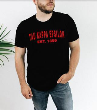 Tau Kappa Epsilon Established T Shirt Tau Kappa Epsilon Established T-Shirt
