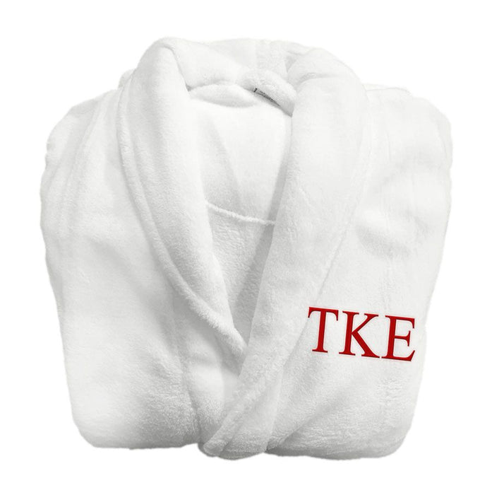 Tau Kappa Epsilon Fraternity Lettered Bathrobe Tau Kappa Epsilon Fraternity Lettered Bathrobe
