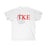 Printify Tau Kappa Epsilon Greek Crest Cotton Tee Tau Kappa Epsilon Greek Crest Cotton Tee