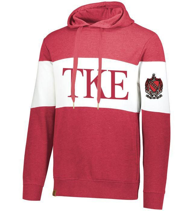 Tau Kappa Epsilon Ivy League Hoodie W Crest On Left Sleeve Tau Kappa Epsilon Ivy League Hoodie W Crest On Left Sleeve