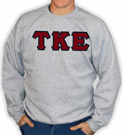 Sweatshirts Tau Kappa Epsilon Lettered Crewneck Sweatshirt