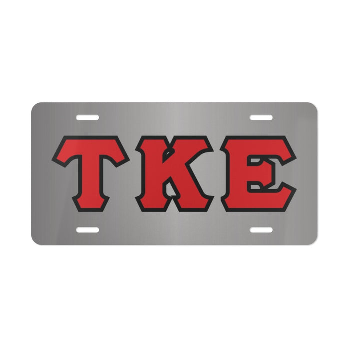 Tau Kappa Epsilon Lettered License Covers TAU KAPPA EPSILON LETTERED LICENSE COVERS