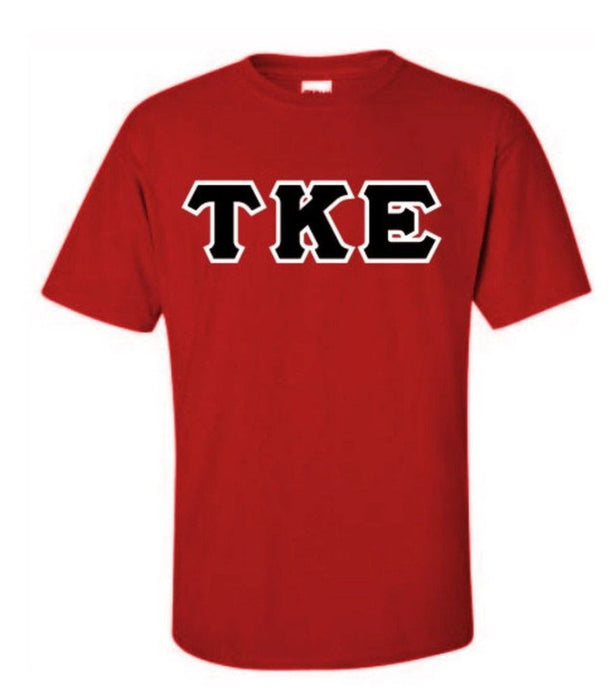 Tau Kappa Epsilon Lettered T Shirts Tau Kappa Epsilon Lettered T-Shirts