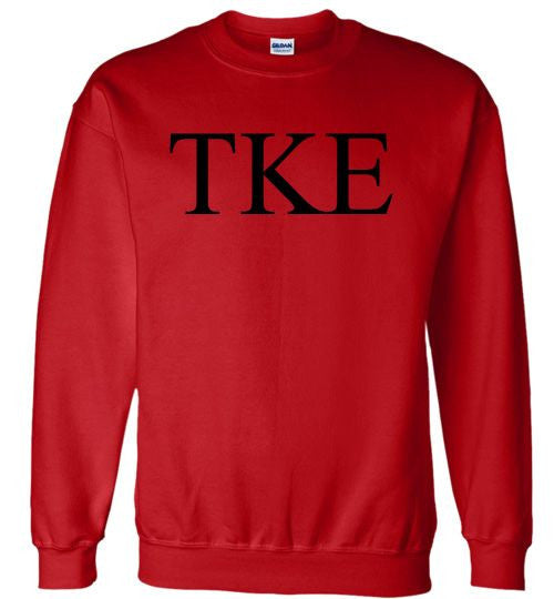 Sweatshirts Tau Kappa Epsilon Lettered World Famous Greek Crewneck
