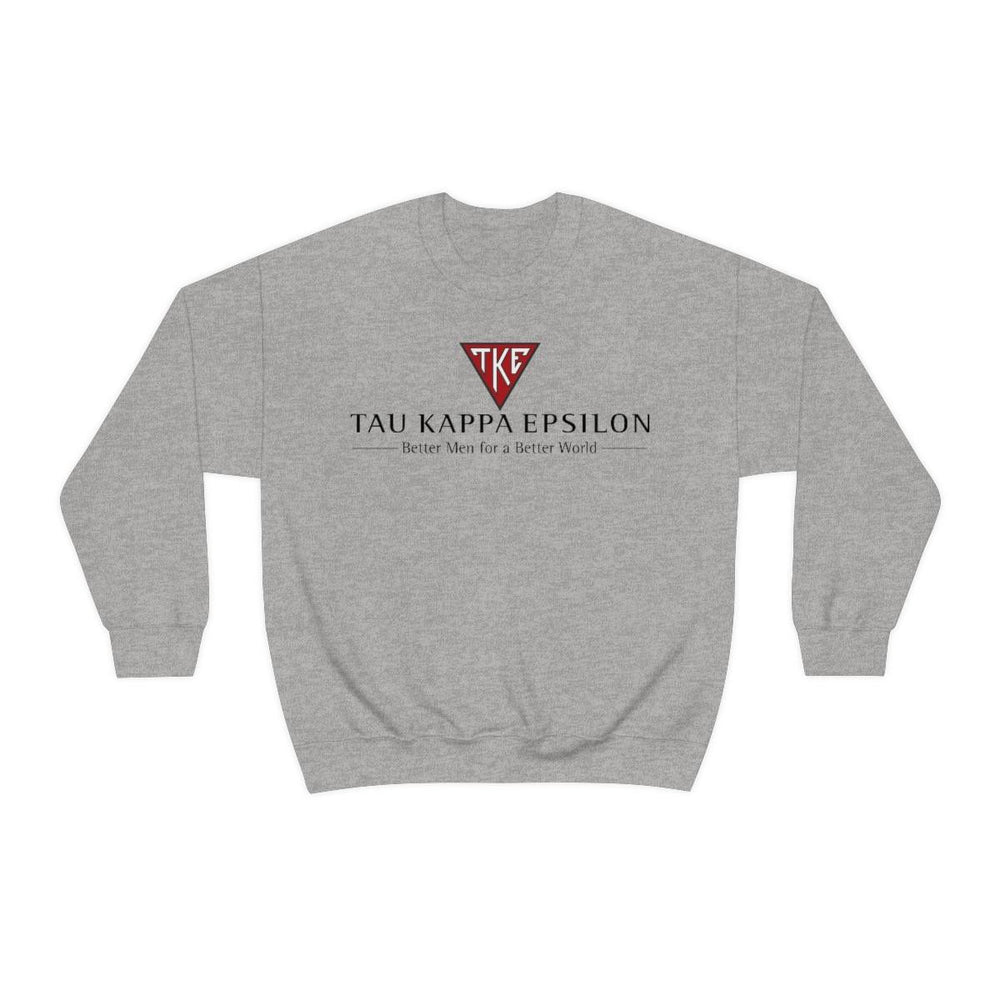 Printify Tau Kappa Epsilon Logo Crewneck Sweatshirts Tau Kappa Epsilon Logo Crewneck Sweatshirts