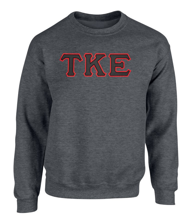 Tau Kappa Epsilon 2 Day Ship Twill Crewneck Sweatshirt Tau Kappa Epsilon - 2 Day Ship Twill Crewneck Sweatshirt
