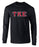 Tau Kappa Epsilon 2 Day Ship Twill Long Sleeve Tee Tau Kappa Epsilon - 2 Day Ship Twill Long Sleeve Tee