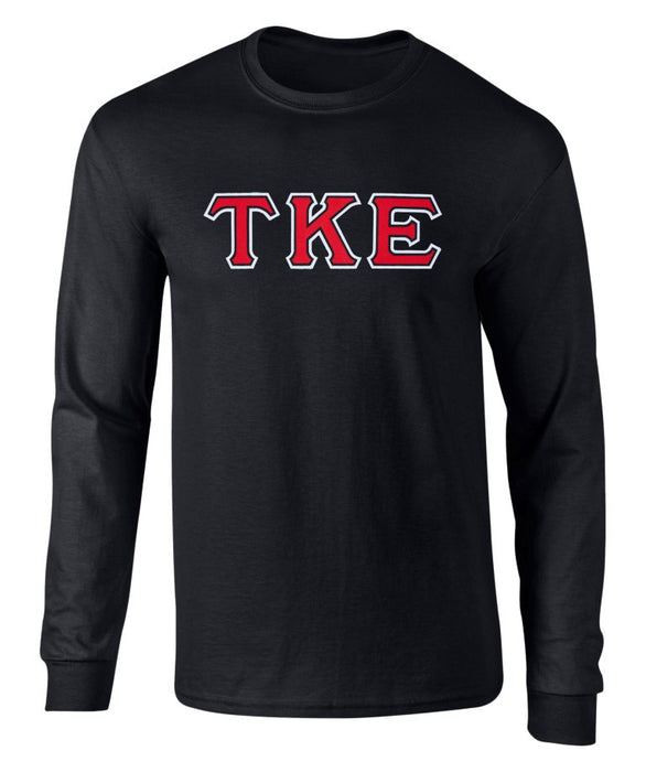 Tau Kappa Epsilon 2 Day Ship Twill Long Sleeve Tee Tau Kappa Epsilon - 2 Day Ship Twill Long Sleeve Tee