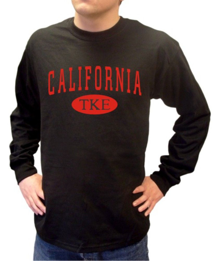 Tau Kappa Epsilon State Long Sleeve Shirts Tau Kappa Epsilon State Long Sleeve Shirts