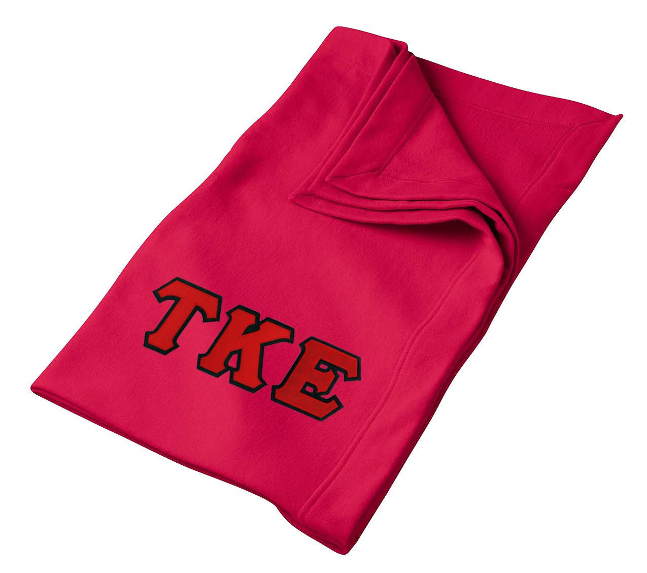 Discount Tau Kappa Epsilon Twill Sweatshirt Blanket DISCOUNT-Tau Kappa Epsilon Twill Sweatshirt Blanket