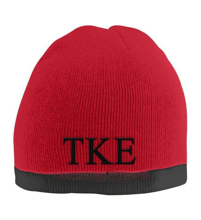Tau Kappa Epsilon Two Tone Knit Beanie Tau Kappa Epsilon Two Tone Knit Beanie